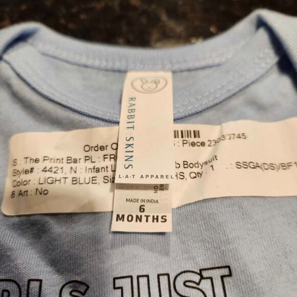 Custom 6 Month Feminist Onesies - Picture 4 of 4